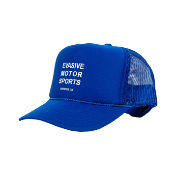 Evasive Motorsports Adjustable Trucker Hat - Blue / White