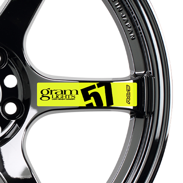 グラムライツ　57DR 輸出モデル　17インチ　9J+22 4本　GRAM LIHGTS RAYS シルビア　180SX