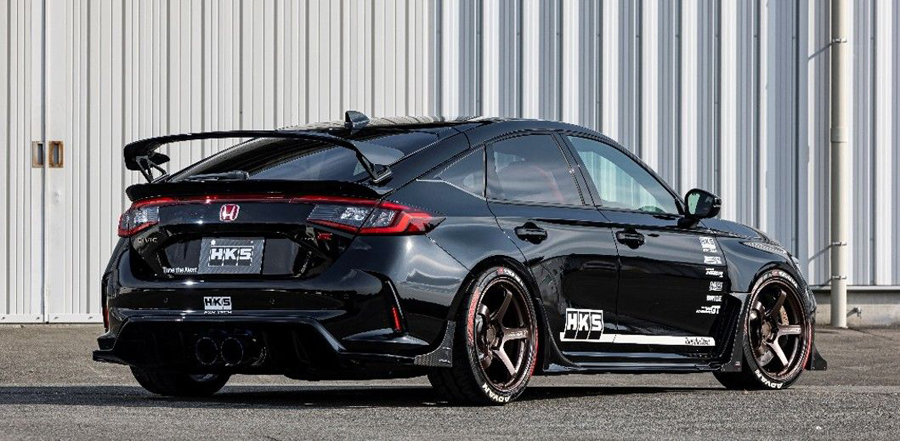 Evasive Motorsports: HKS Type S Rear Bumper Spoiler (CFRP) - Honda