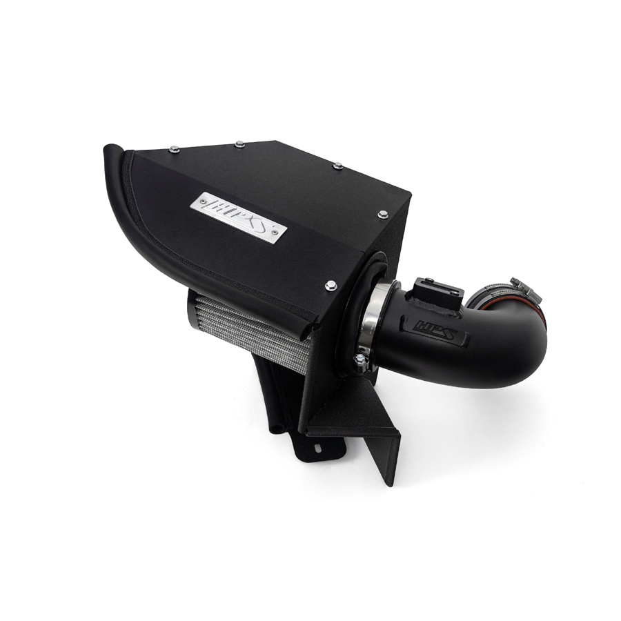 HPS Performance Air Intake Kit with Heat Shield, Black, 827-777WB