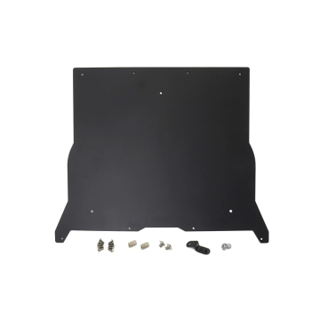 HPS Aluminum Skid Plate Undertray Protection Shield (Black / Front) - Tesla Model 3 17-23