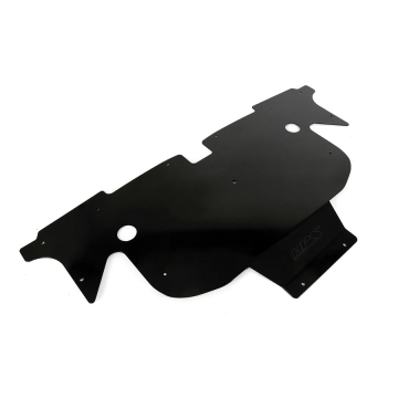 HPS Aluminum Skid Plate Undertray Protection Shield (Black / Rear) - Tesla Model 3 17-23