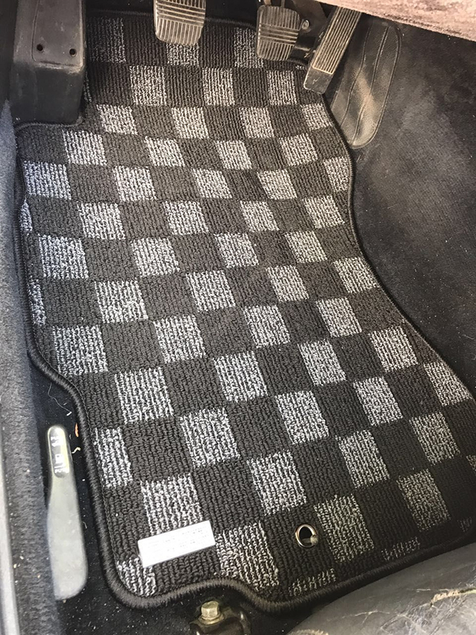 Evasive Motorsports: Phase 2 Motortrend Checkered Race Floor Mats