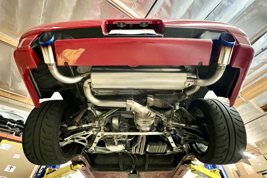Evasive Motorsports: Spoon Titanium N1 Muffler Kit - Acura NSX NA1