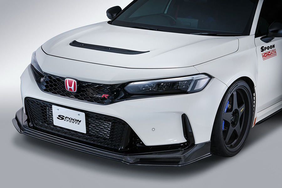 Evasive Motorsports: Spoon Sports Carbon Front Lip Spoiler - Honda