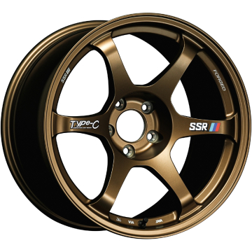 SSR Type C Forged Wheel (Face STD) - 17x7.5 / Offset +44 / 5x100 / Bore: 56.1 (Racing Bronze)