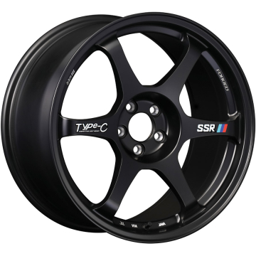 SSR Type C Forged Wheel (Face STD) - 17x7.5 / Offset +44 / 5x100 / Bore: 56.1 (Sprint Black)