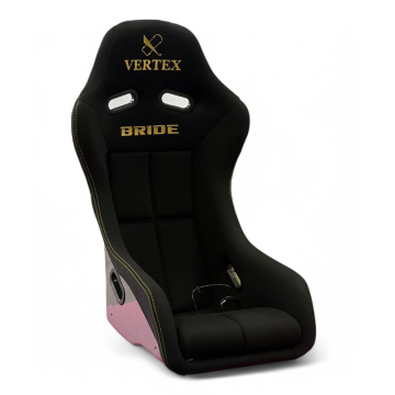 Vertex x Bride Zeta IV Classic - Black with Gold Logo / FRP Silver Shell