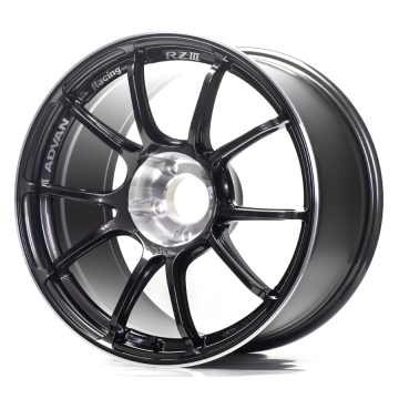 Advan RZIII Wheel (STD Face) - 18x7.5 / Offset +47 / 5x114.3 (Black Gun Metallic & Diamond Cut )