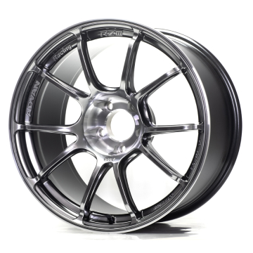 Advan RZIII Wheel (STD Face) - 18x7.5 / Offset +47 / 5x114.3 (Hyper Platinum Black & Diamond Cut)