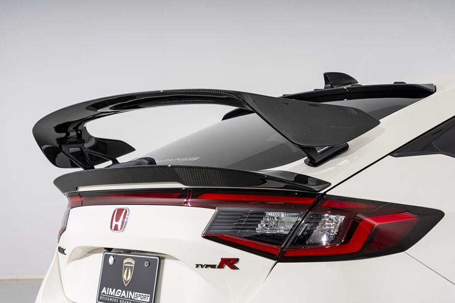 Evasive Motorsports: Aimgain Sport Rear Wing (Black Dry Carbon