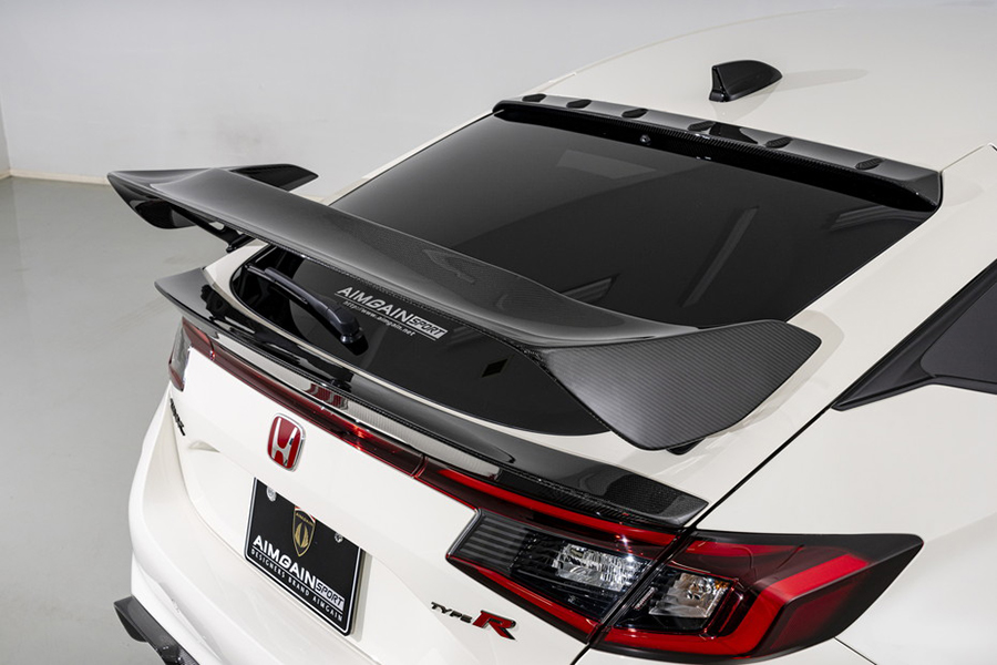 Evasive Motorsports: Aimgain Sport Rear Wing (Black Dry Carbon