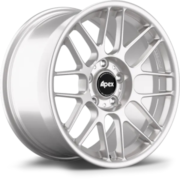 APEX Forged ARC-8RT Wheel - 17x8.5 / Offset +40 / 5x120 / 72.56mm Bore (Race Silver)
