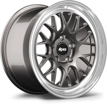 APEX Forged ML-10RT Wheel - 17x9.5 / Offset +35 / 5x120 / 72.56mm Bore (Anthracite / Machined Lip)