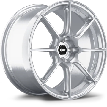 APEX Forged SM-8RS Wheel - 17x10.0 / Offset +43 / 4x100 / 54.1mm Bore (Brushed Clear)