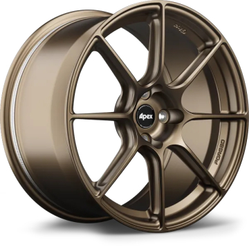 APEX Forged SM-8RS Wheel - 17x10.0 / Offset +43 / 4x100 / 54.1mm Bore (Satin Bronze)