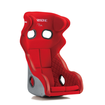 Bride Xero RS Plus Seat - Red / FRP Silver Shell