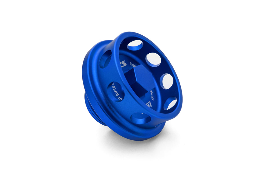 MAZDASPEED オイルフィラーキャップ ブルー Evasive Motorsports: HPS Performance Billet Aluminum Oil Cap (Blue