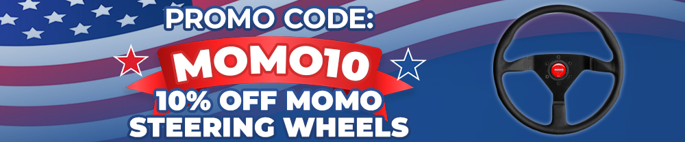 Code: MOMO10 for 10% Off Momo Steering Wheels