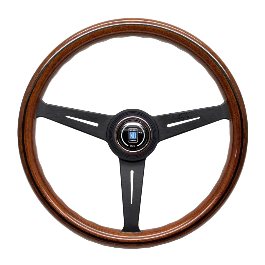Evasive Motorsports: Nardi Classic - 360mm (Wood / Black Spoke)