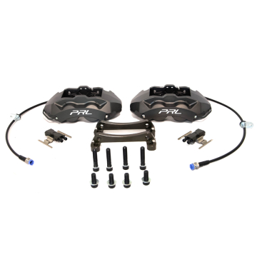 PRL 4-Piston Brake Caliper Kit (Gunmetal Gray) - Honda Civic Si 10th Gen 17-21