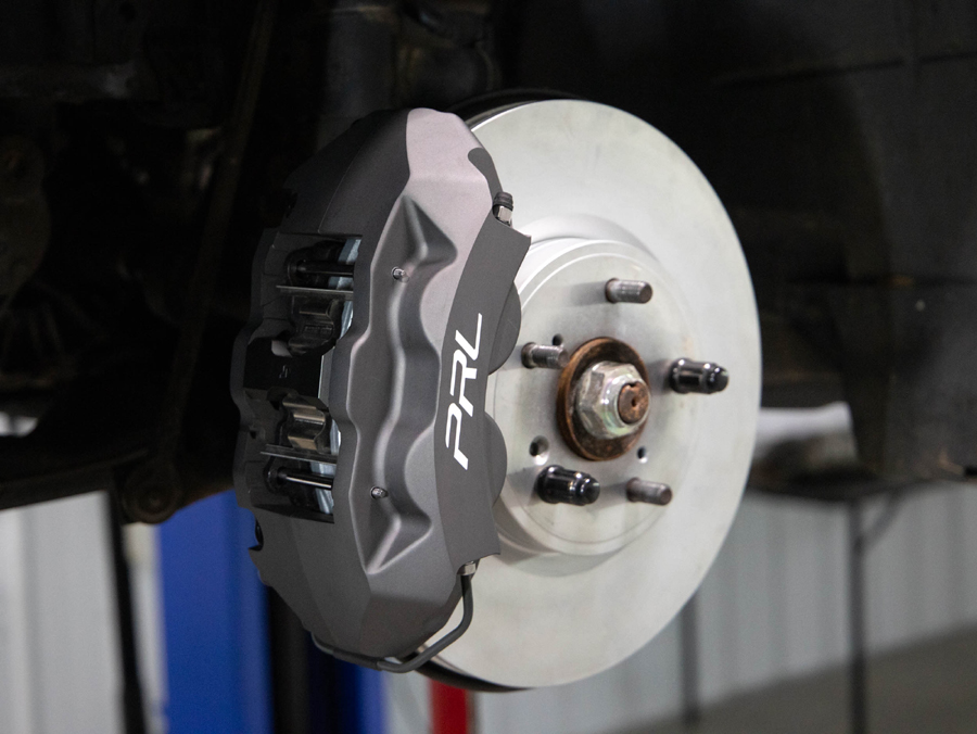 Fastbrakes 12.3 Rear Upgrade Bracket Pair, 2003-07 Honda Accord (ALL), Use Stock Caliper, Rotor not included