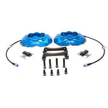 PRL 4-Piston Brake Caliper Kit (Satin Blue) - Honda Civic Si 10th Gen 17-21