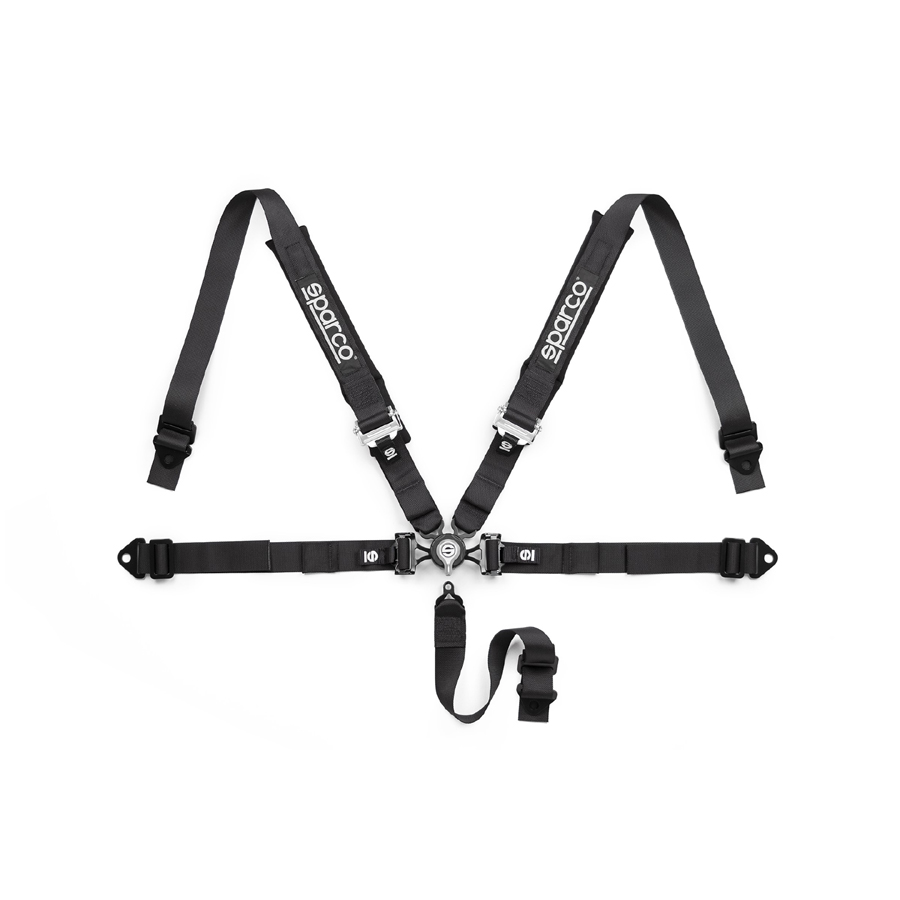 Evasive Motorsports: Sparco Club H-4R 2 inch Harness - 5 Point / Black