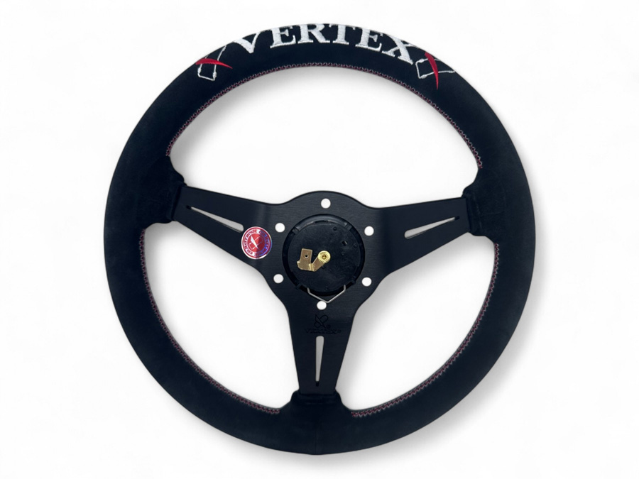 Evasive Motorsports: Vertex 6 Star Steering Wheel - Red (340mm x