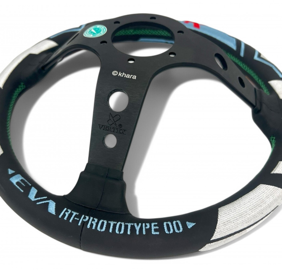 Evasive Motorsports: Vertex x Evangelion Racing Steering Wheel