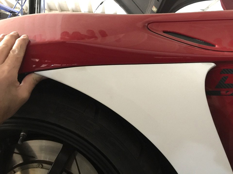 Evasive Motorsports: Victory Function Front Fender Blades (FRP