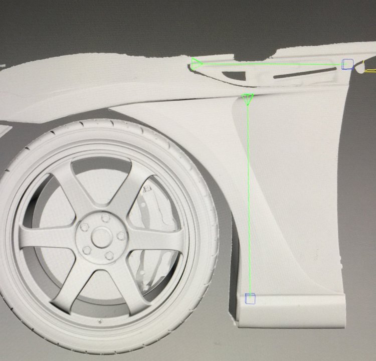 Evasive Motorsports: Victory Function Front Fender Blades (FRP