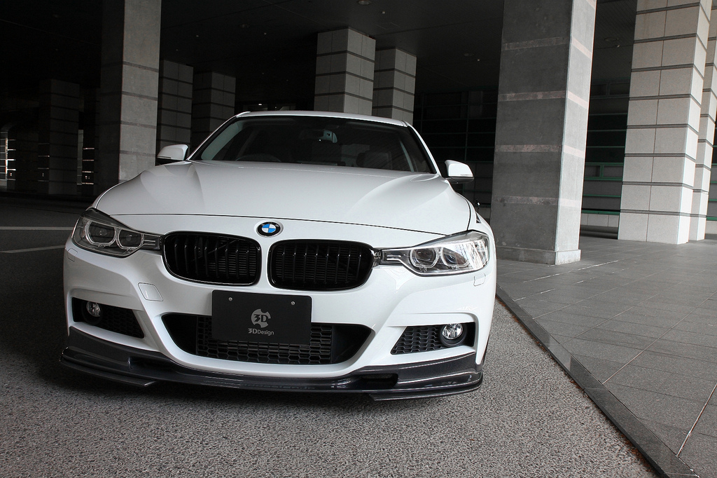 Evasive Motorsports 3d Design Carbon Front Lip Spoiler Bmw 3 Series F30 M Sport