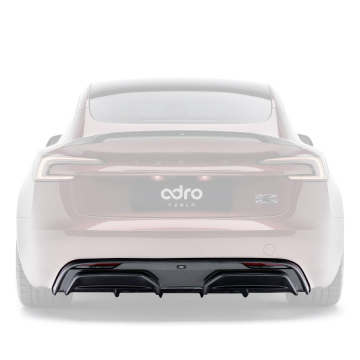 ADRO Carbon Fiber Rear Diffuser - Tesla Model 3 Highland Performance 2024+