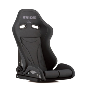 Bride Stradia III NUGRAIN Reclining Seat - Charcoal Gray Synthetic Leather / FRP / Low Cushion