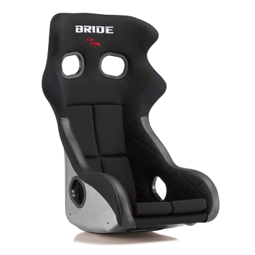 Bride Xero CS Plus Seat - Black / FRP Silver Shell