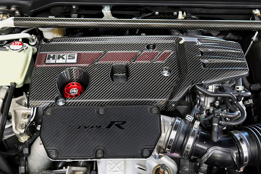 Evasive Motorsports: HKS Dry Carbon Engine Cover - Honda Civic
