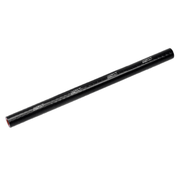HPS Reinforced Silicone Tube Hose (Black) - ID: 1" (25mm) / Length: 1 ft