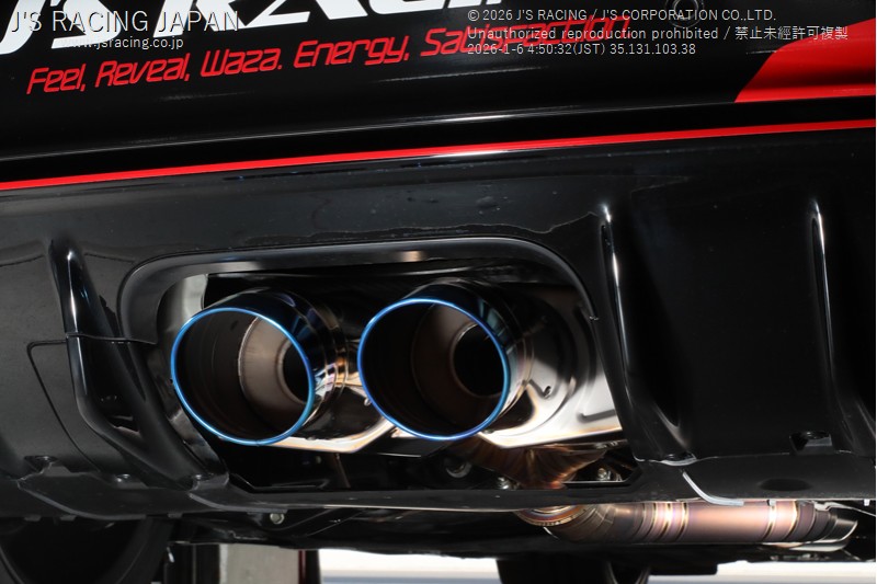 Evasive Motorsports: J's Racing ZX Full Titanium Exhaust 76RS
