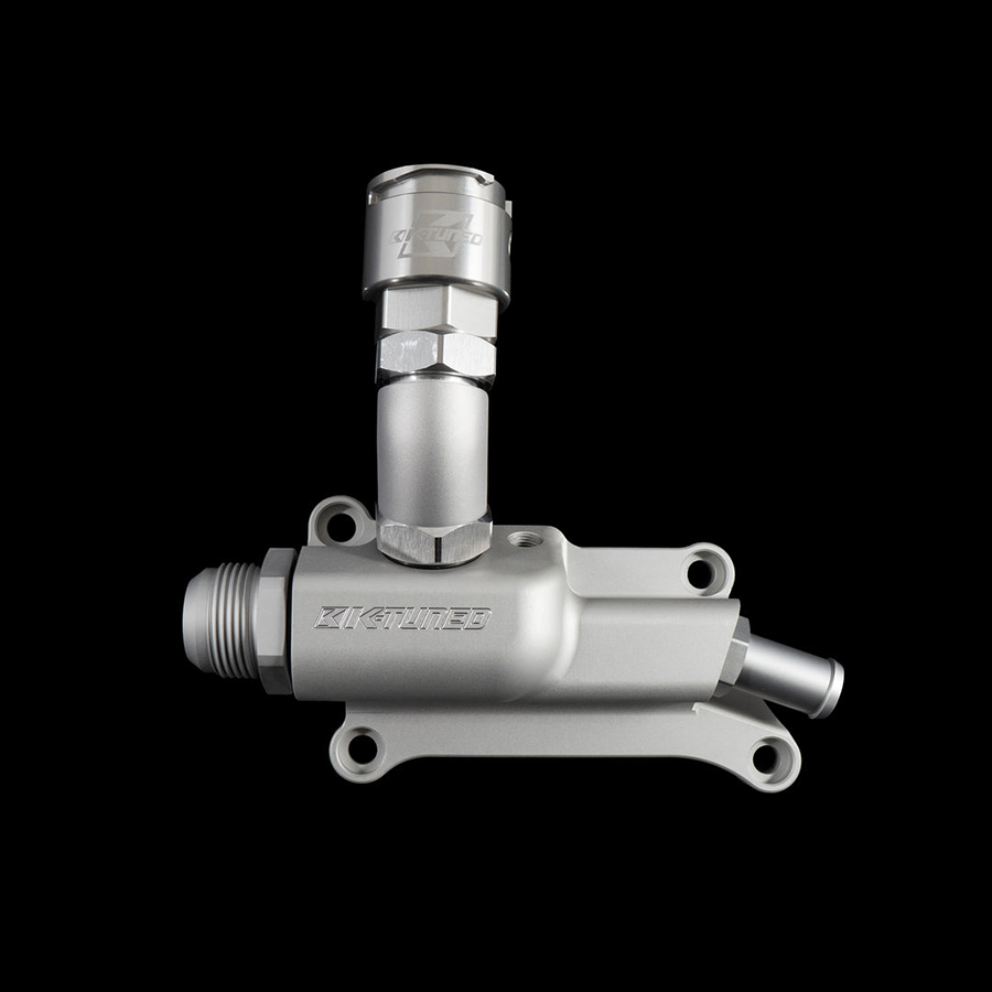 Yassdwbn Upper Coolant Housing with Straight Inlet For Honda & Acura K20 Z3 K24 K Series