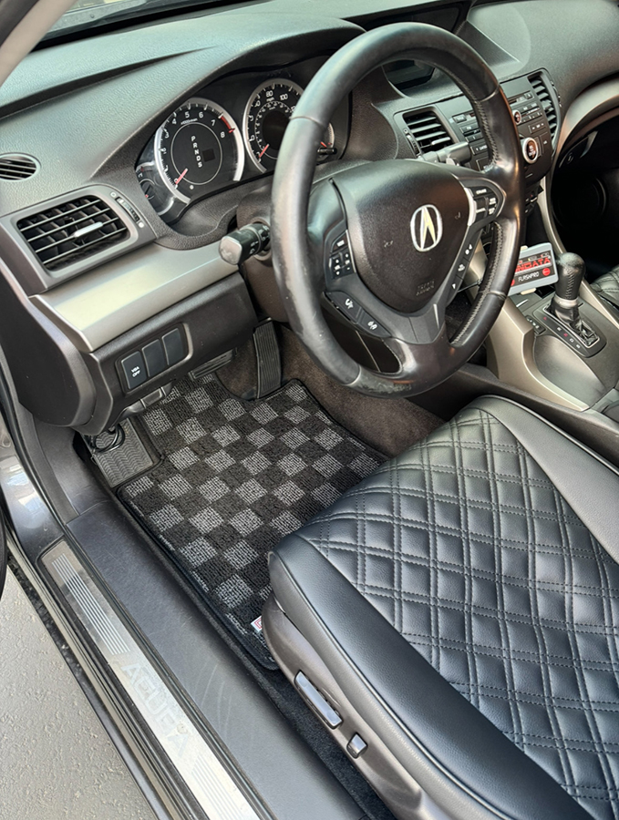 Evasive Motorsports: Phase 2 Motortrend Checkered Race Floor Mats