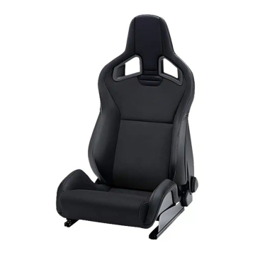 Recaro Sportster CS Seat (Left) - Ambla Leather Black / Dinamica Suede Black