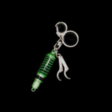 TEIN Damper Keychain - Green / Black