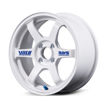 Volk Racing TE37 Sonic 30th Anniversary Wheel (Face 0 / Sticker Version) - 15x5.0 / Offset +44 / 4x100 (White)