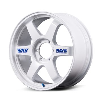 Volk Racing TE37 Ultra Large PCD 30th Anniversary Wheel (Face 1 / Sticker Version) - 18x8.0 / Offset +15 / 6x114.3 (White)