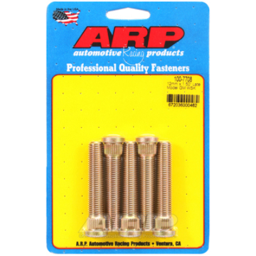 ARP Wheel Studs Stock Length (2.500" UHL) - Late model GM M12 X 1.50"