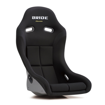Bride ZIEG IV Wide Classic Seat - Black / FRP Silver Shell