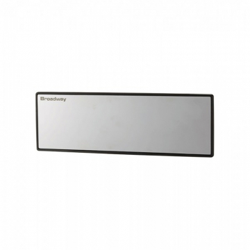 Broadway Standard Chrome Glass Wide Mirror - Flat / 240mm / 9.45 inches