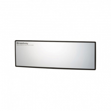 Broadway Standard Chrome Glass Wide Mirror - Convex / 240mm / 9.45 inches