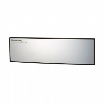 Broadway Standard Chrome Glass Wide Mirror - Convex / 270mm / 10.63 inches